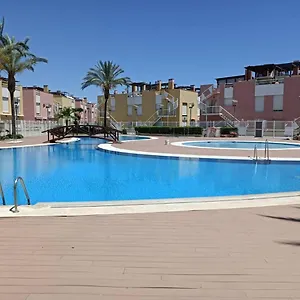 Apartamento Vera - Playa Fantástico Apto 1-4 Huésped Piscina A 100 M Playa Con Parking Terraza Urb Laguna, Playas de Vera